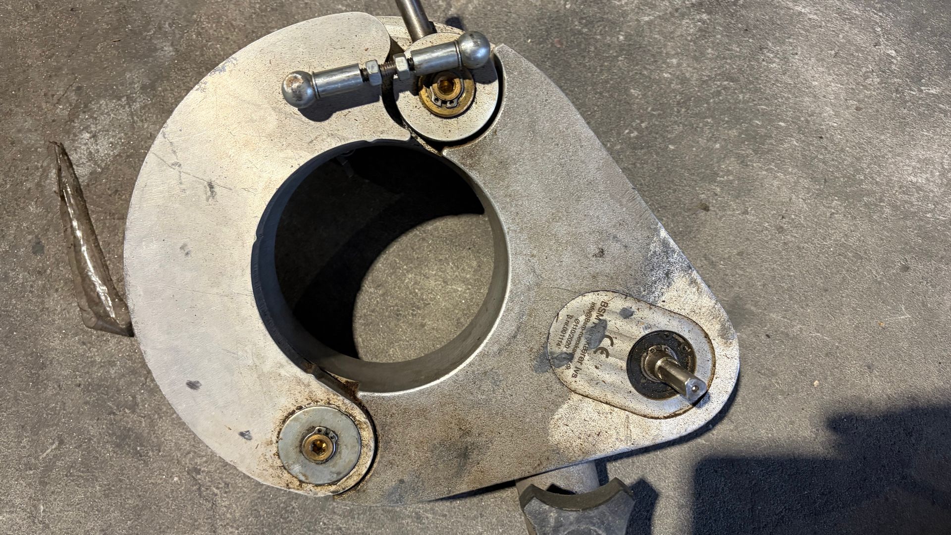 BSM 110 mm rørskærer Dimension: Ø 110 mm (perfekt til standard kloak-, spildevands- og regnvandsrør)