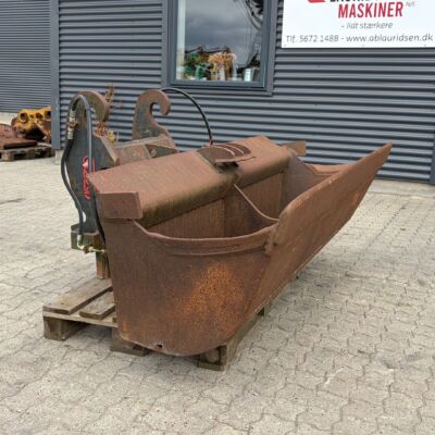 Beco 200 cm Kip-planer skovl Kraftig Beco hydraulisk Kipbar Planerskovl – CW40 skifte