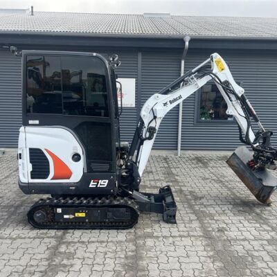 Bobcat E19 Ctr2 Rotor Tilt Kun Kørt 418timer