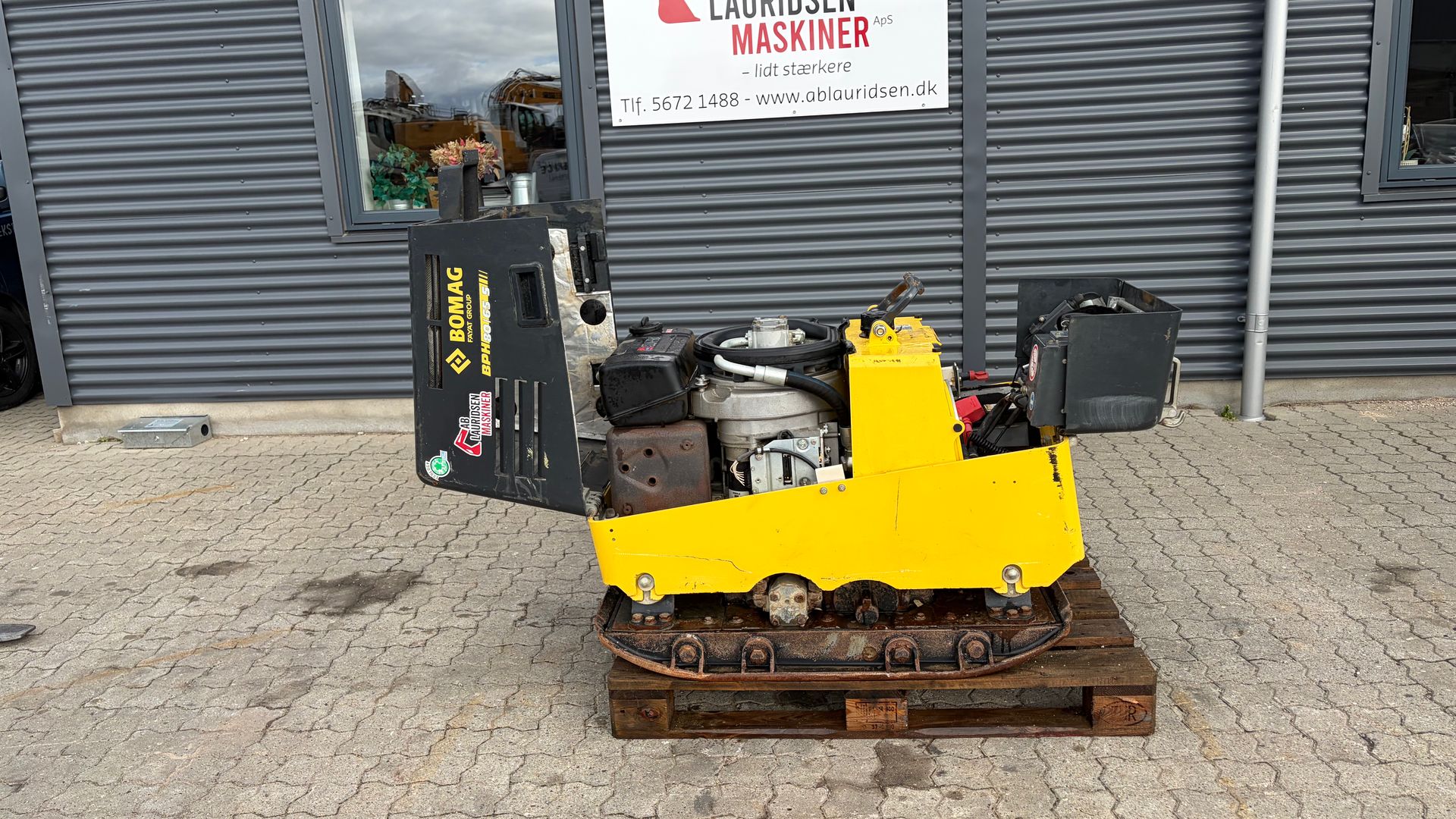 Bomag BPH 80/65 S Super stærk og fjernbetjent pladevibrator