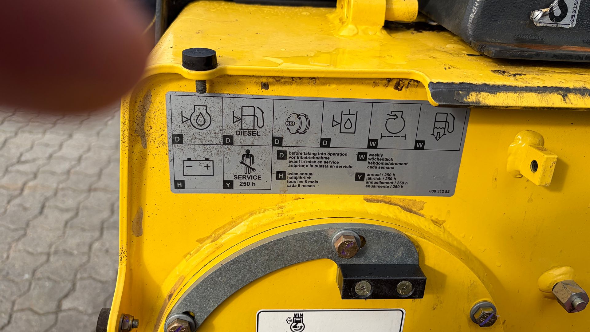 Bomag BPH 80/65 S Super stærk og fjernbetjent pladevibrator
