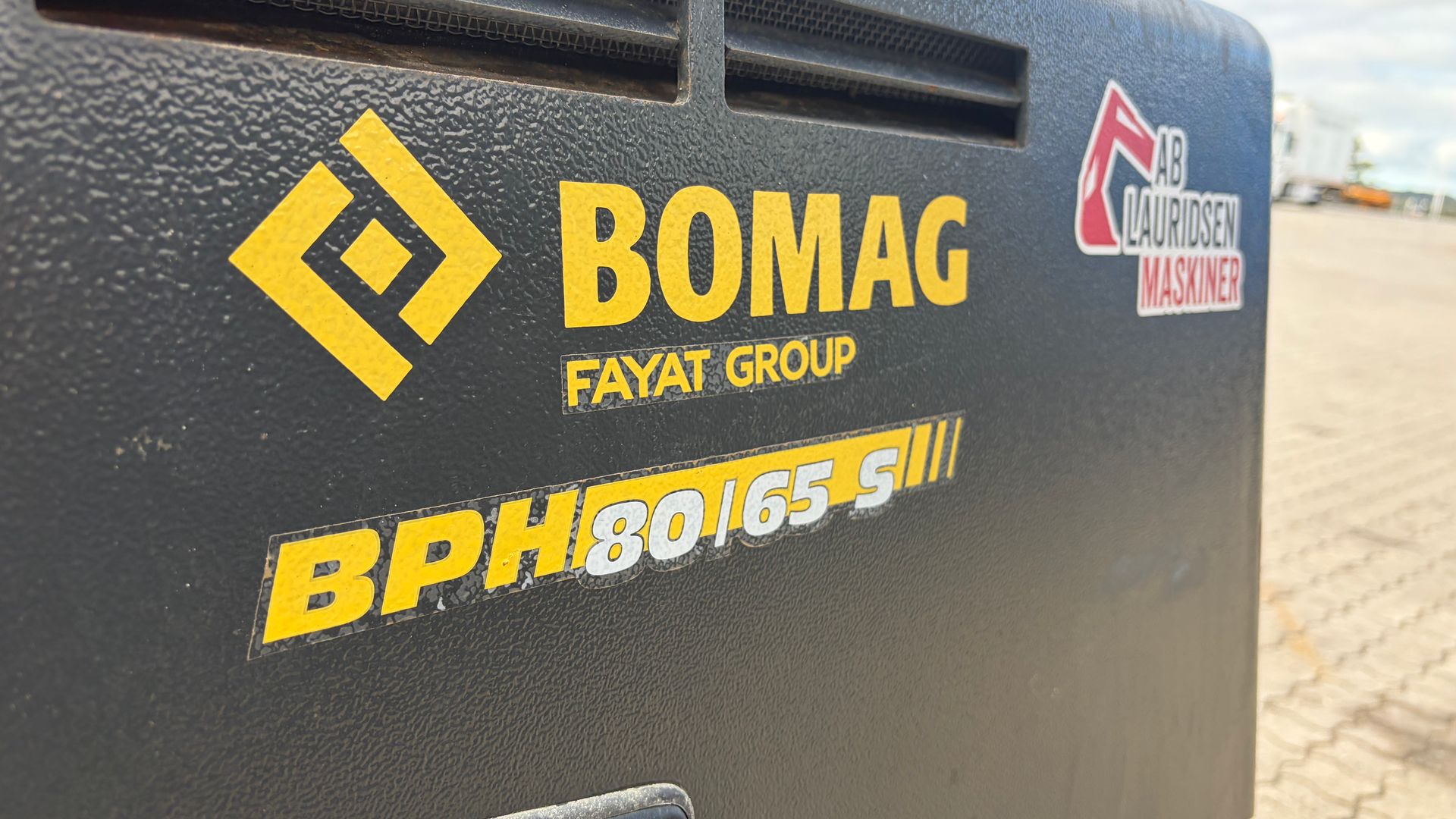 Bomag BPH 80/65 S Super stærk og fjernbetjent pladevibrator