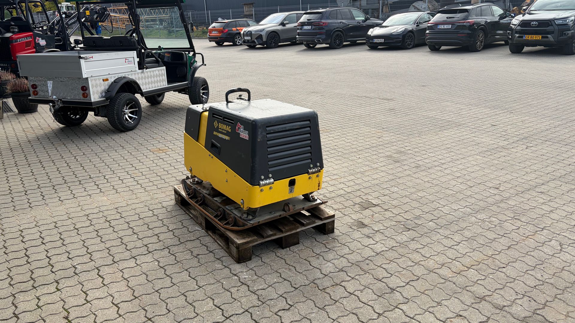 Bomag BPH 80/65 S Super stærk og fjernbetjent pladevibrator