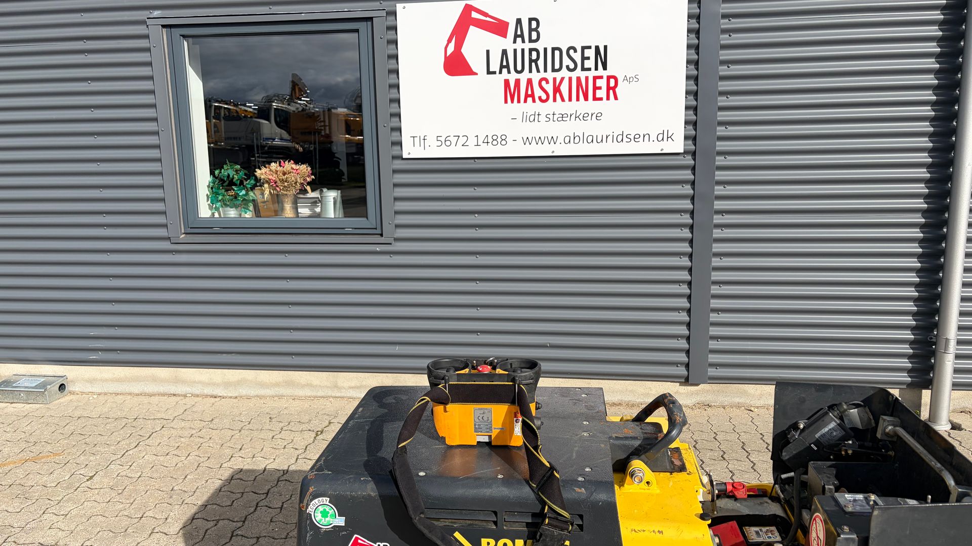 Bomag BPH 80/65 S Super stærk og fjernbetjent pladevibrator