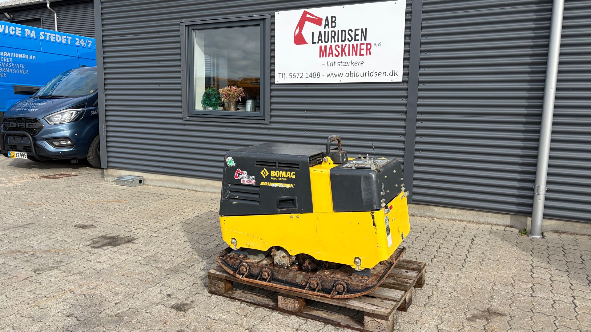 Bomag BPH 80/65 S Super stærk og fjernbetjent pladevibrator