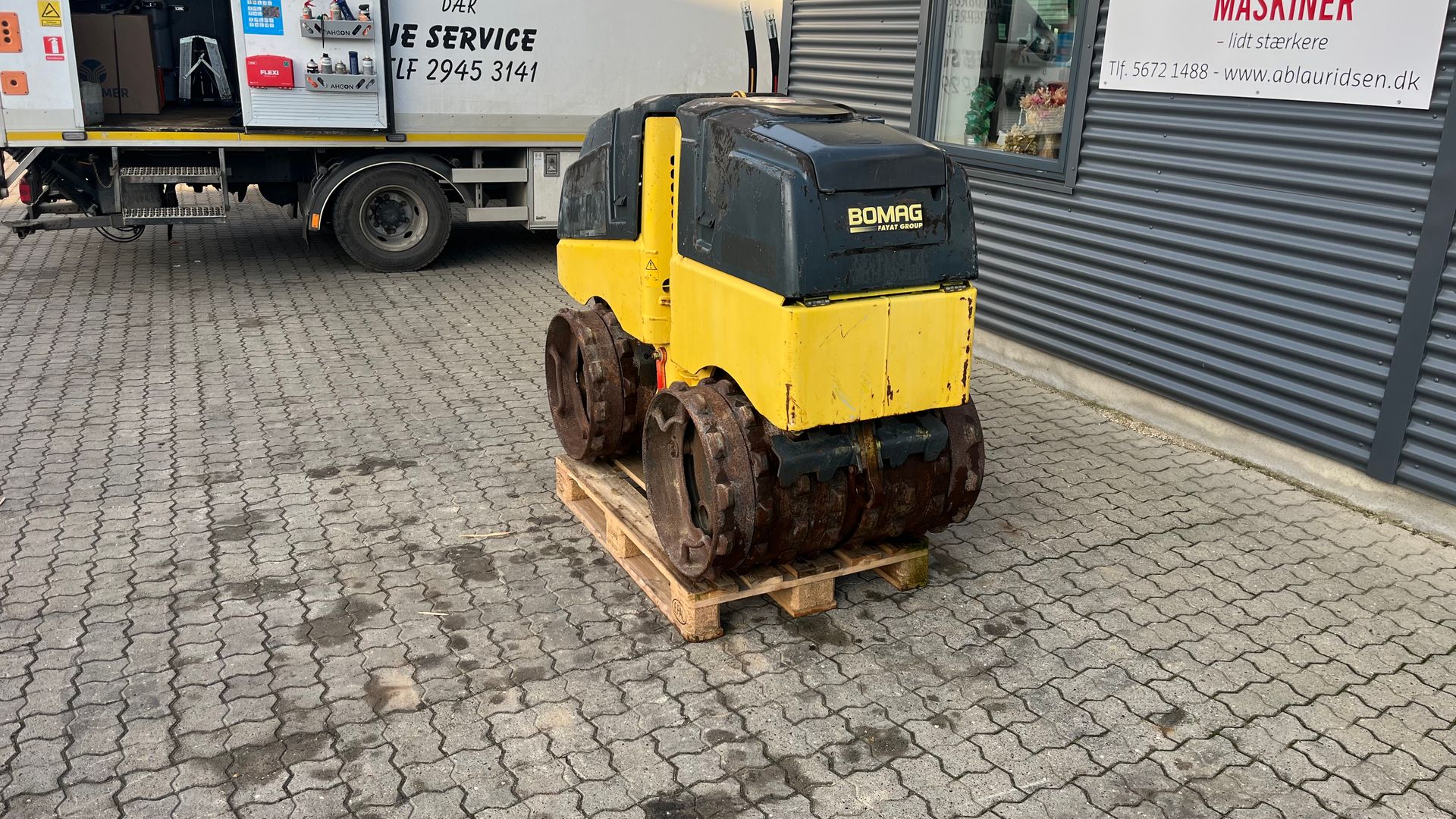 Bomag BMP 8500 fjernstyret råjords kompaktor