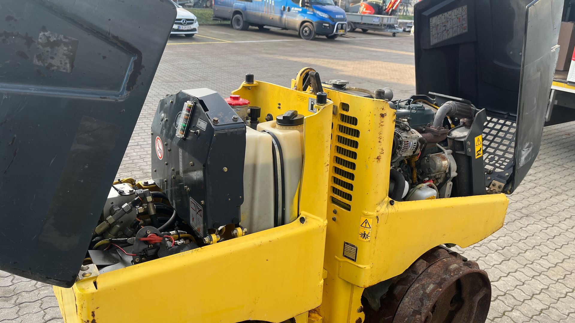 Bomag BMP 8500 fjernstyret råjords kompaktor