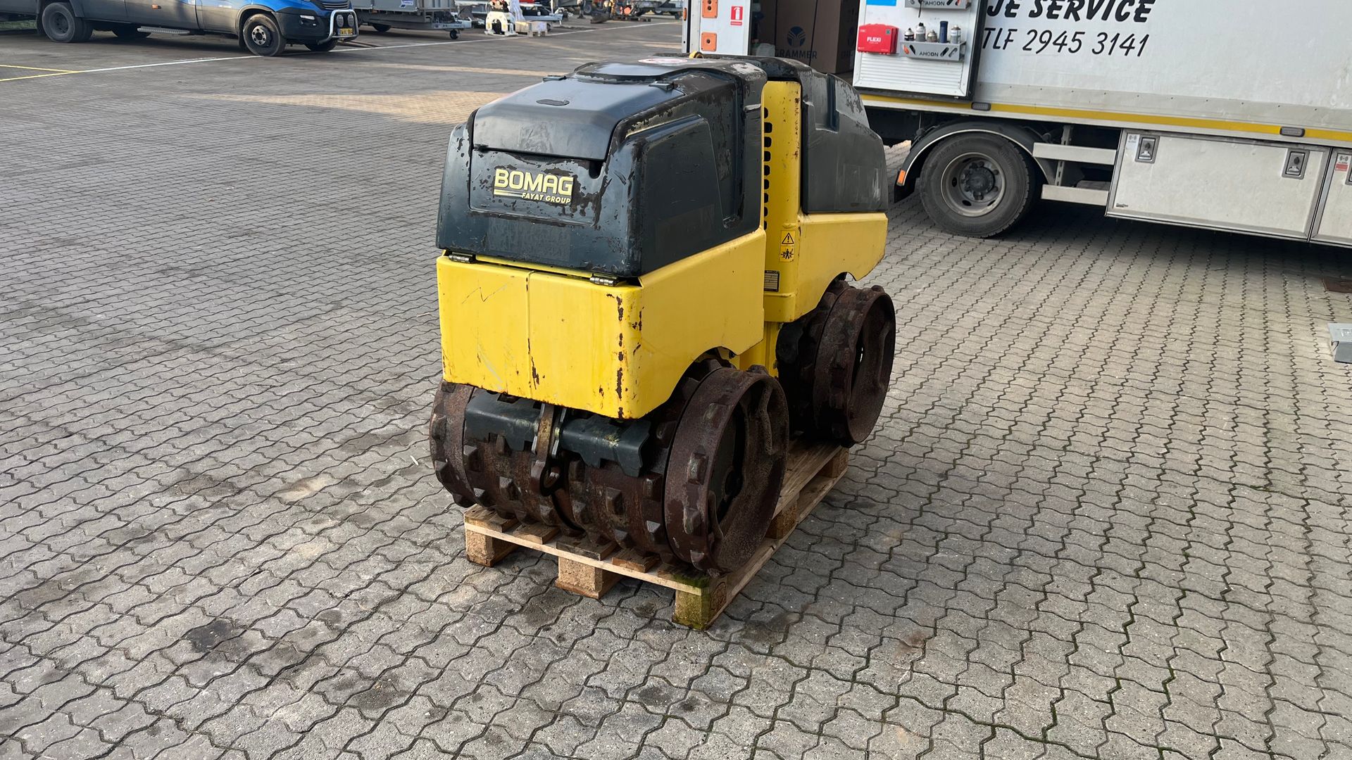Bomag BMP 8500 fjernstyret råjords kompaktor
