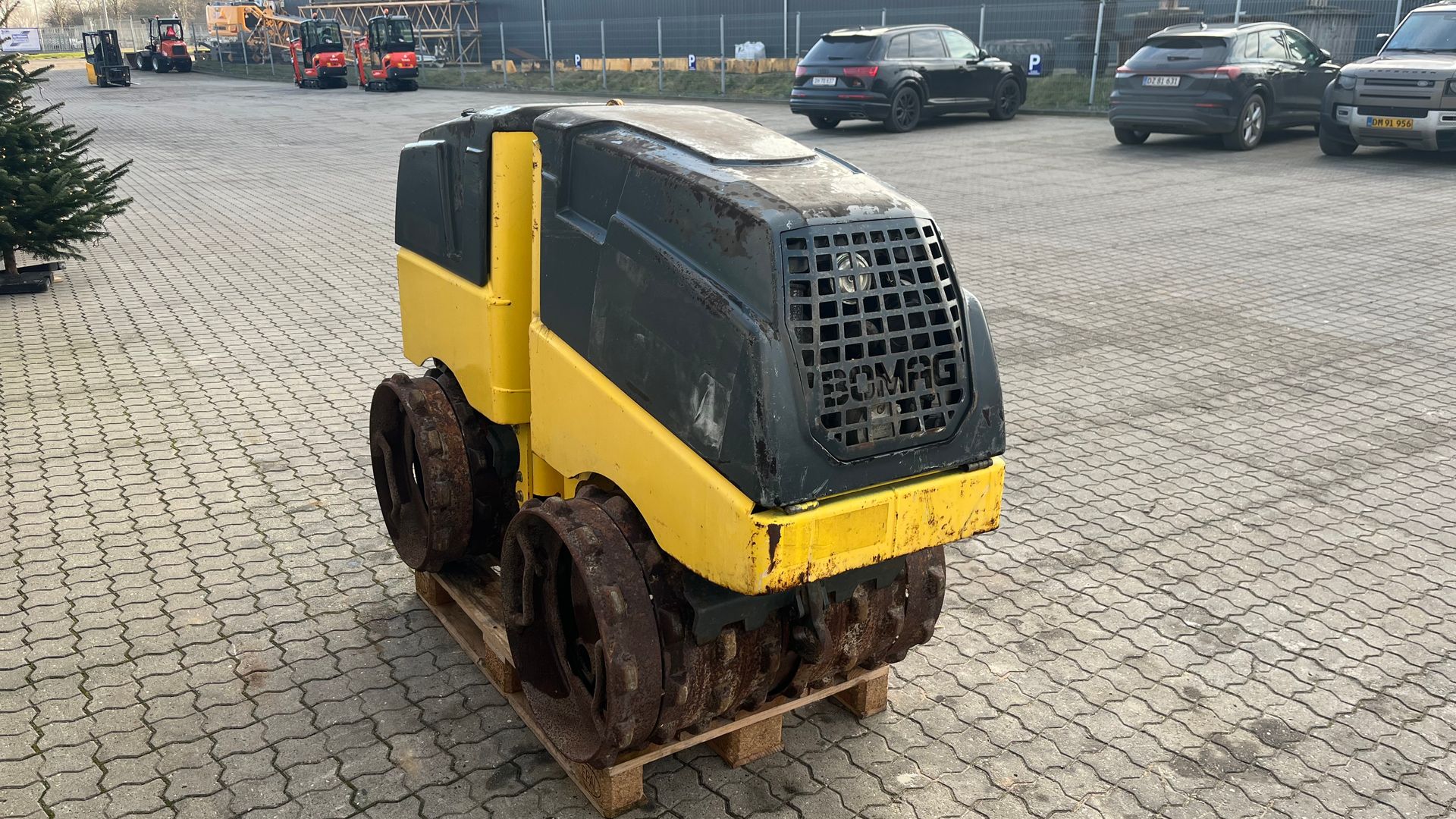 Bomag BMP 8500 fjernstyret råjords kompaktor