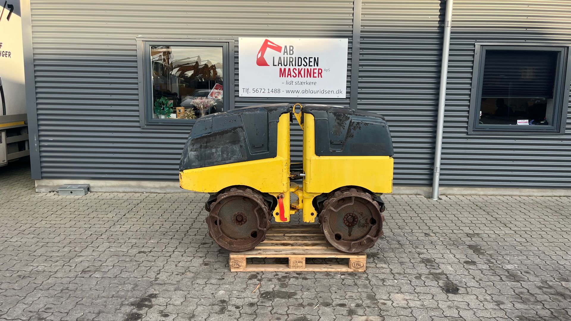 Bomag BMP 8500 fjernstyret råjords kompaktor