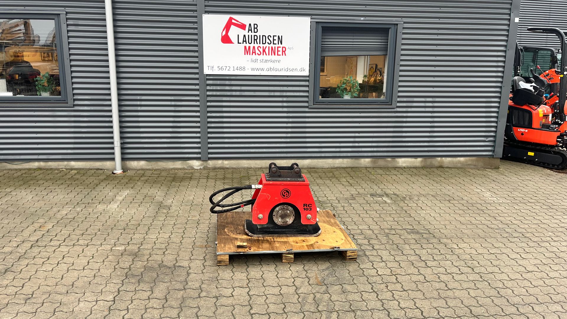 CP rc103 Hydraulisk Pladevibrator med s30 fæste
