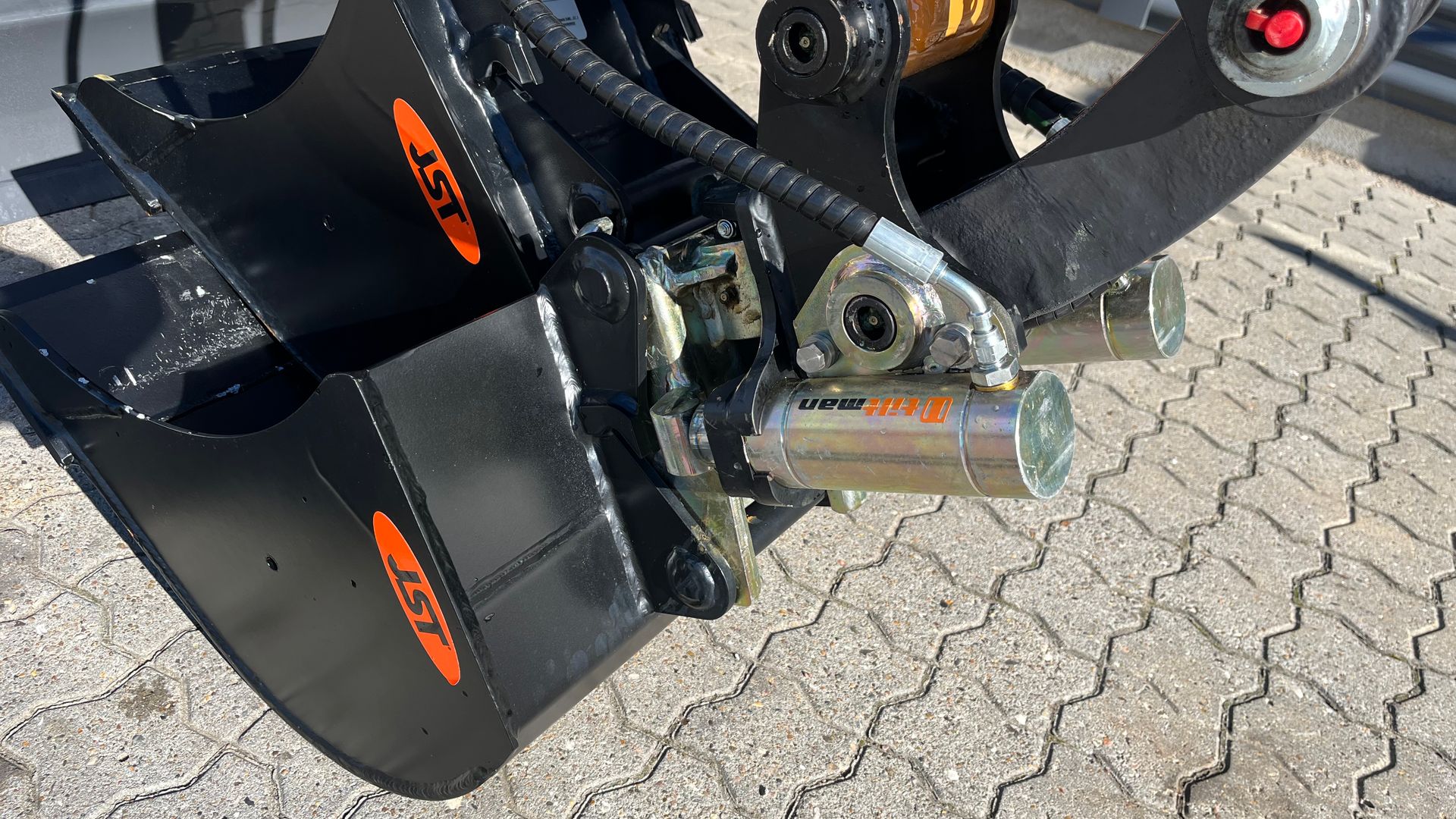 Case CX19D Fabriksny maskine klar til brug.