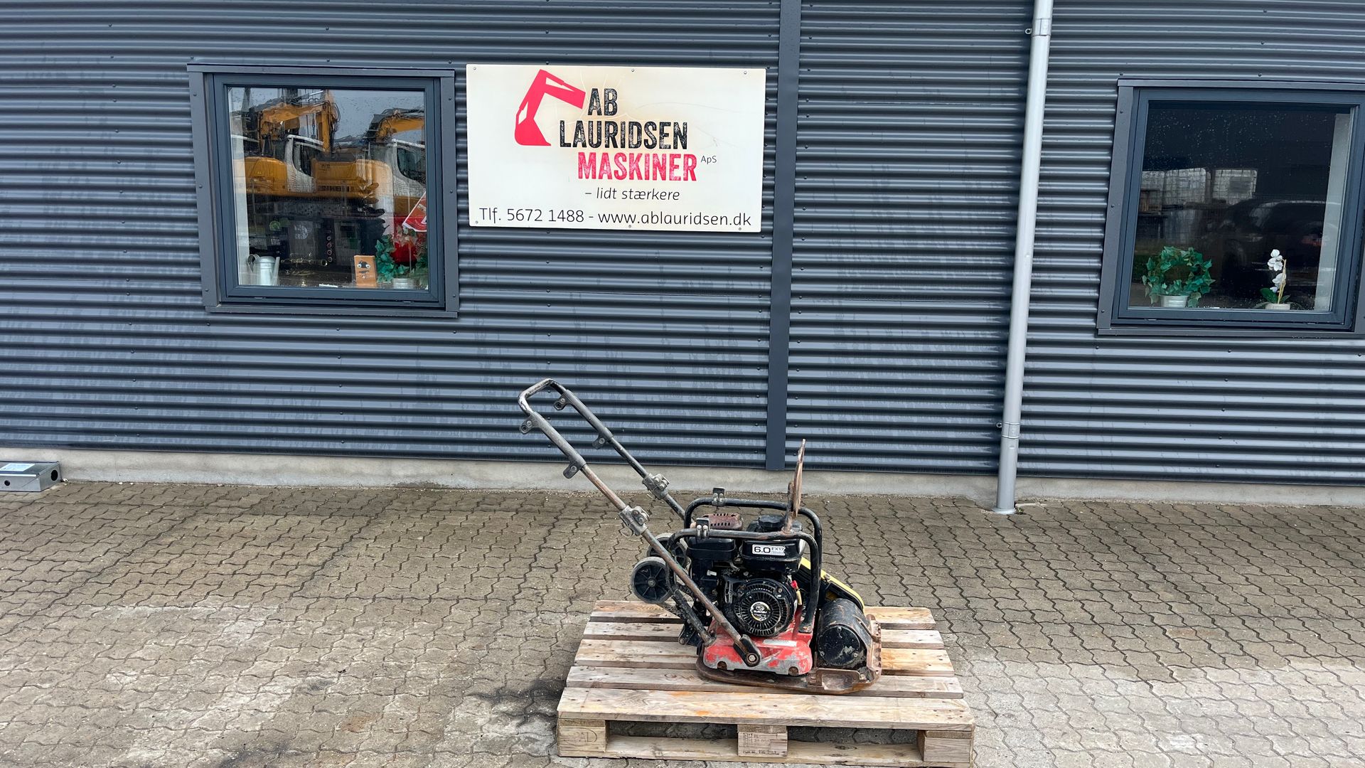 Dynapac lf80 82kg fremadgåene plade vip.