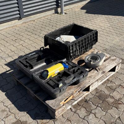 Geomax Zeta 125 G Kloaklaser med 110mm + 160mm rørskærer