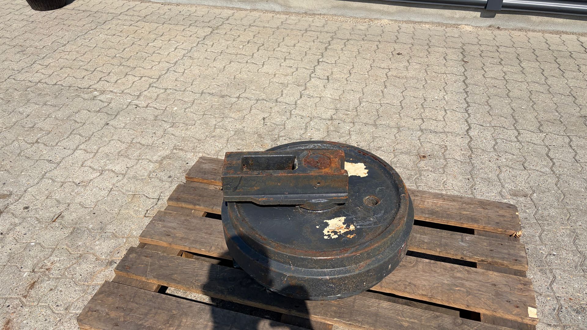 - - - Nyt Ledehjul til bælteundervogn - diameter ca. 520mm