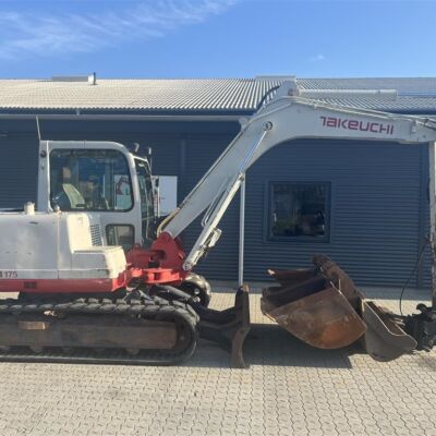 Takeuchi TB 175 Hydraulisk Skifte Og 4 Skovle.