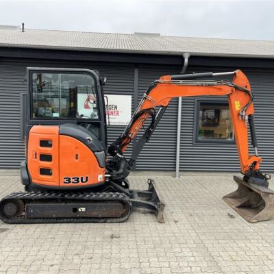 Hitachi ZX33u-5a  Med Hydraulisk Skovlskifte