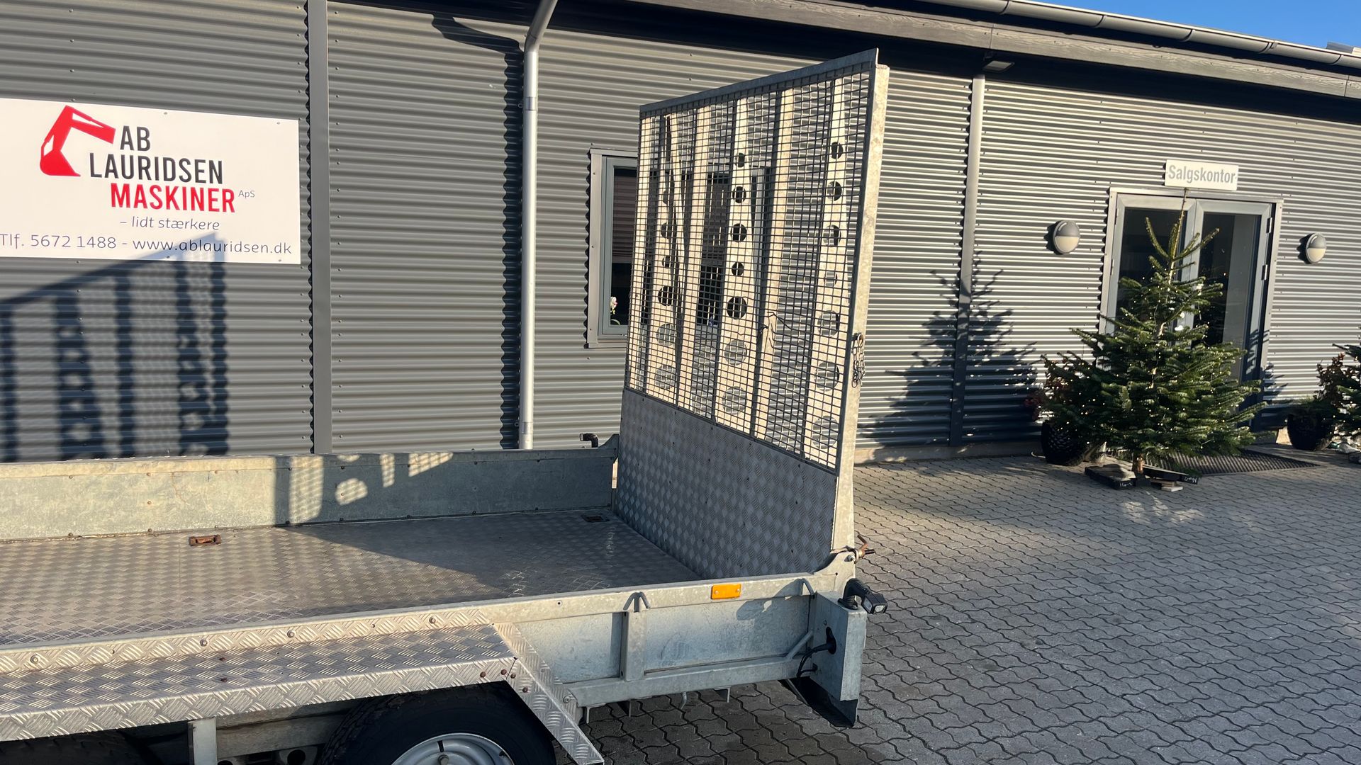 Ifor Williams gp126 3500kg maskintrailer med lang/høj læsserampe