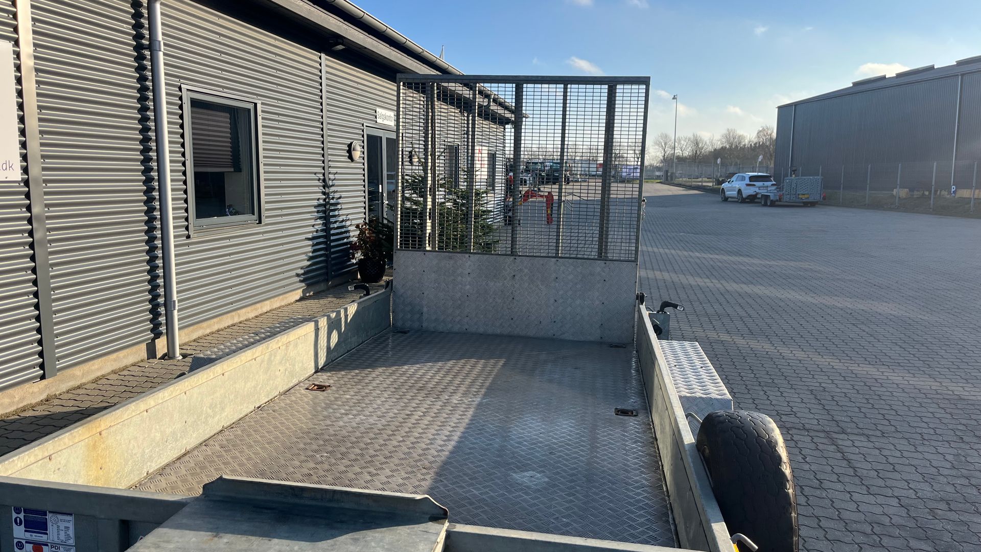 Ifor Williams gp126 3500kg maskintrailer med lang/høj læsserampe