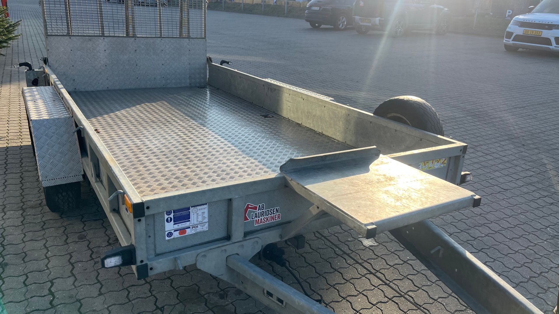 Ifor Williams gp126 3500kg maskintrailer med lang/høj læsserampe