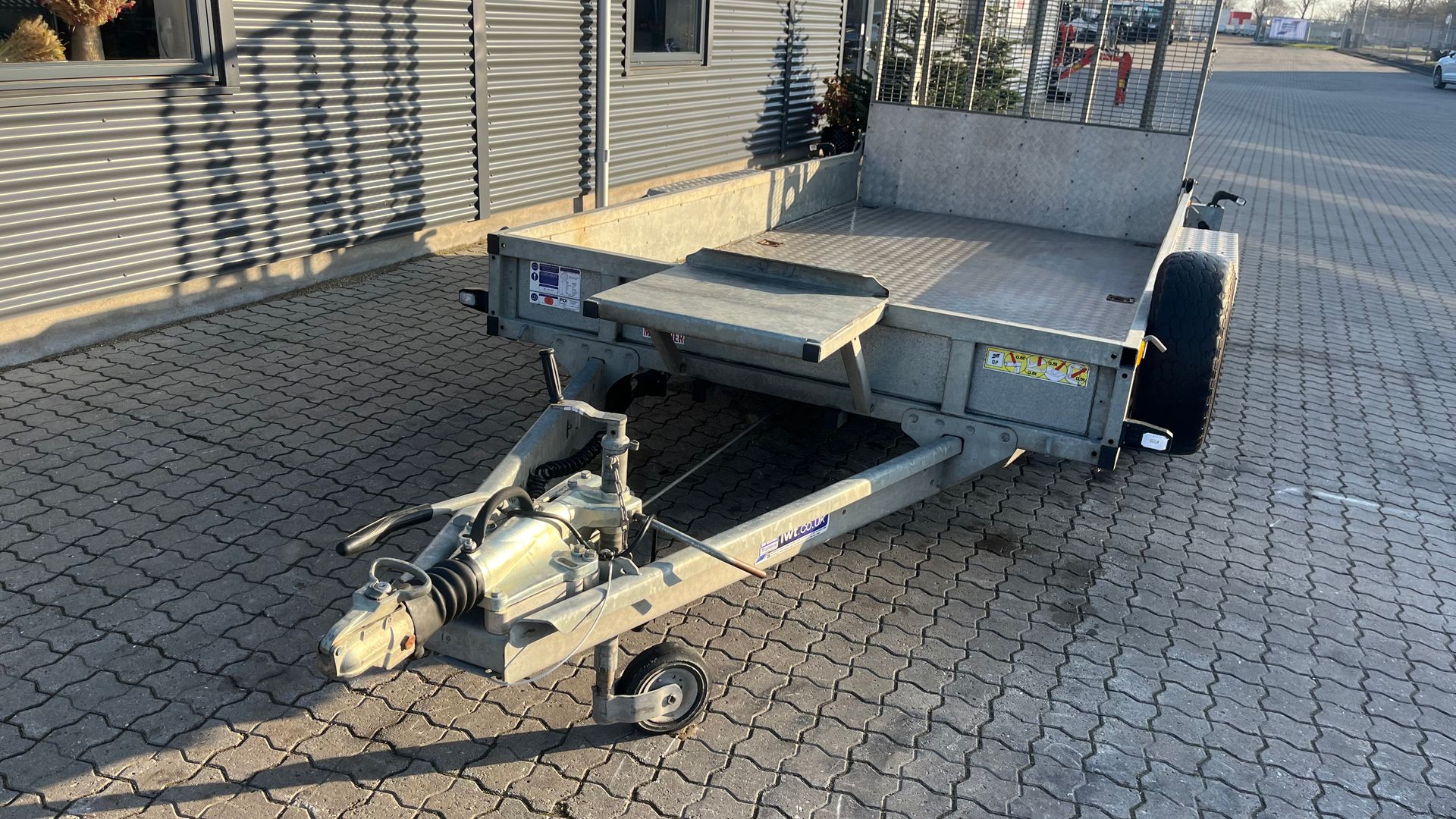 Ifor Williams gp126 3500kg maskintrailer med lang/høj læsserampe