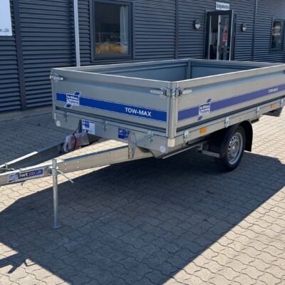 Ifor Williams 1Cu EL071-2514 1 aksel Euro Light 750 kg Tow-Max Pro inkl. nummerplader