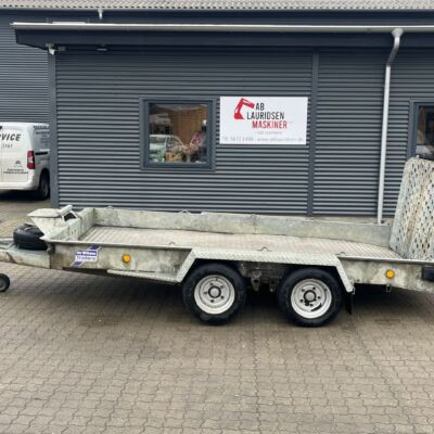 Ifor Williams GH 126 3500kg maskintrailer skal ikke synes