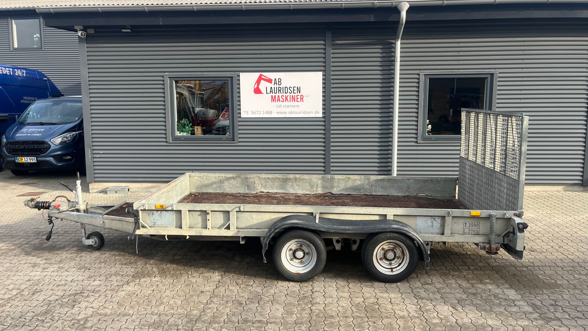 Ifor Williams GP 126-R Nysynet maskintrailer