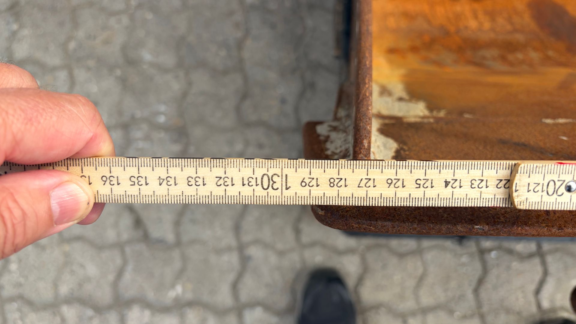 JST Planerskovl JST Kipskovl 130 cm - S40 HD-5 - Kraftig model i god stand