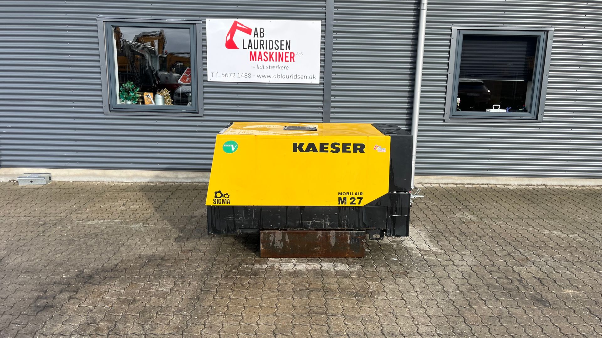 Kaeser M27 2,7m3 på ski kun kørt 218t