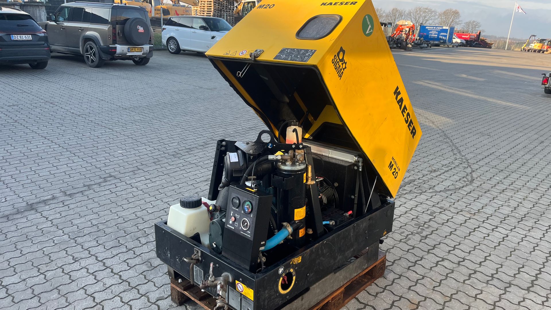 Kaeser M 20 2M3 kompressor på ski