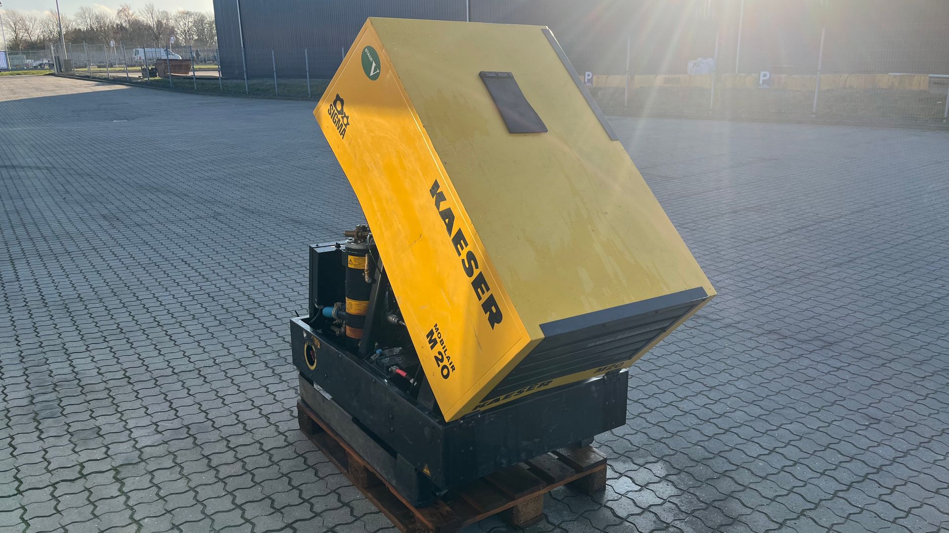 Kaeser M 20 2M3 kompressor på ski