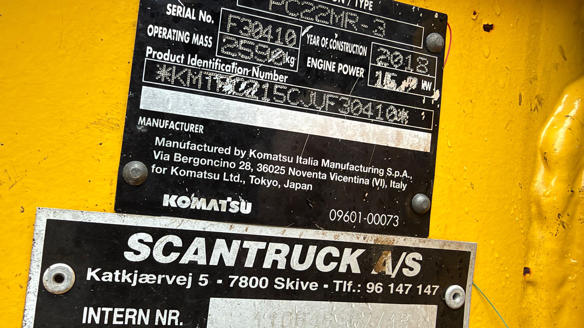 Komatsu PC22MR-3 Komplet og robust skovlpakke fra JST. (krøje stop + højde stop)