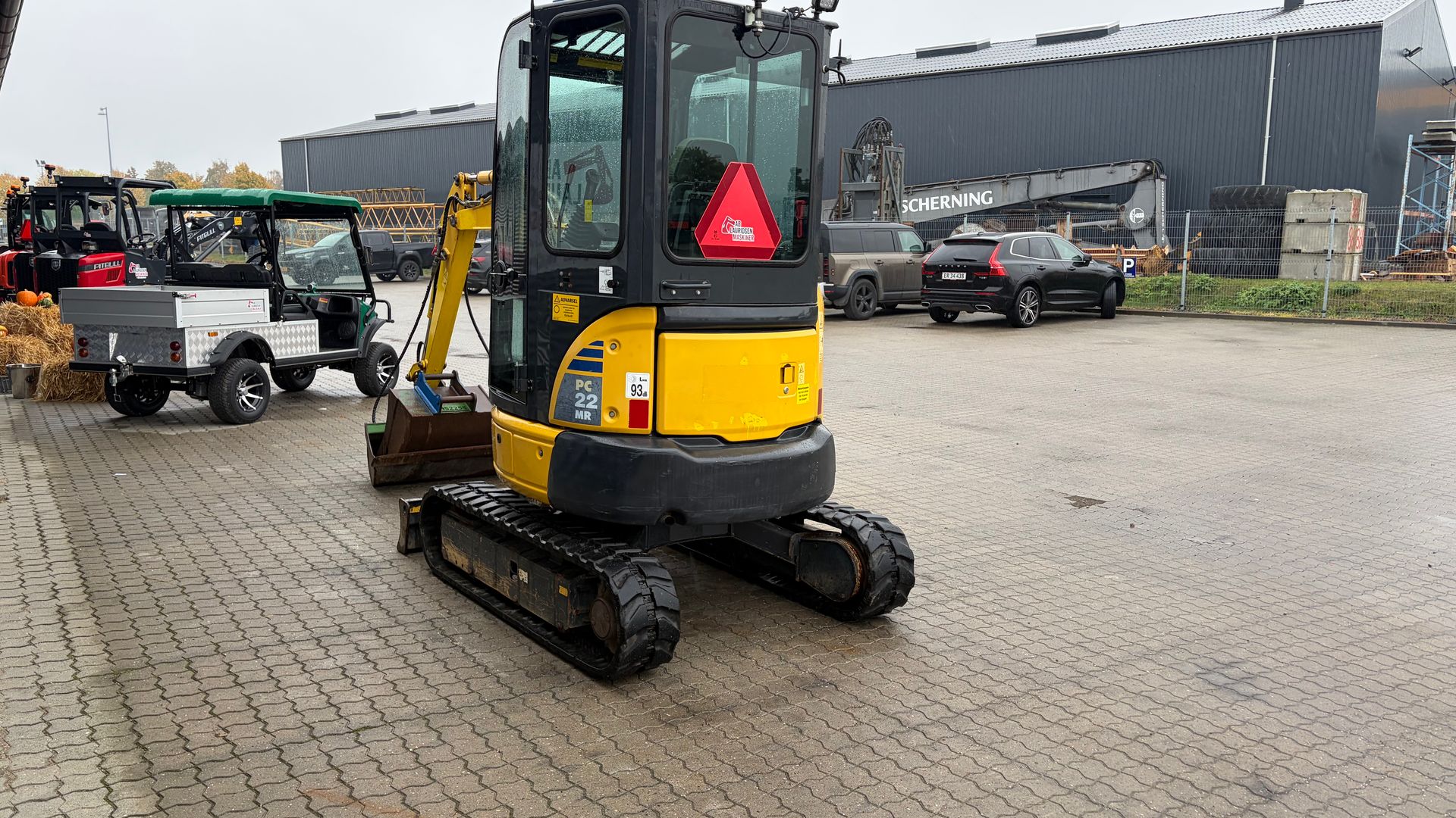 Komatsu PC22MR-3 Komplet og robust skovlpakke fra JST. (krøje stop + højde stop)