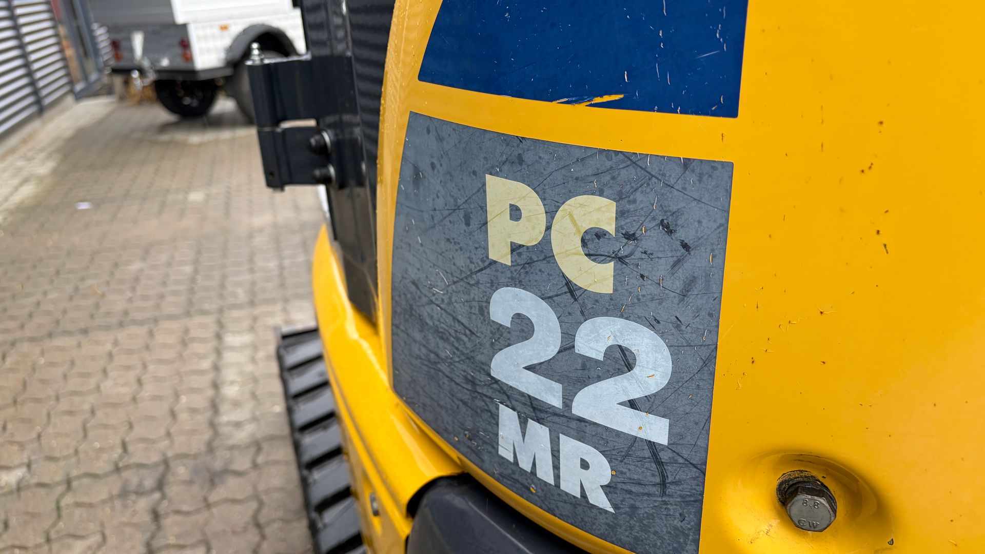 Komatsu PC22MR-3 Komplet og robust skovlpakke fra JST. (krøje stop + højde stop)