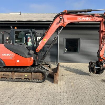 Kubota KX080-4 Rotortilt Centralsmørring