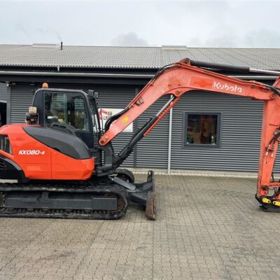 Kubota KX080-4 Hydraulisk Hurtigskifte Og Centralsmørring