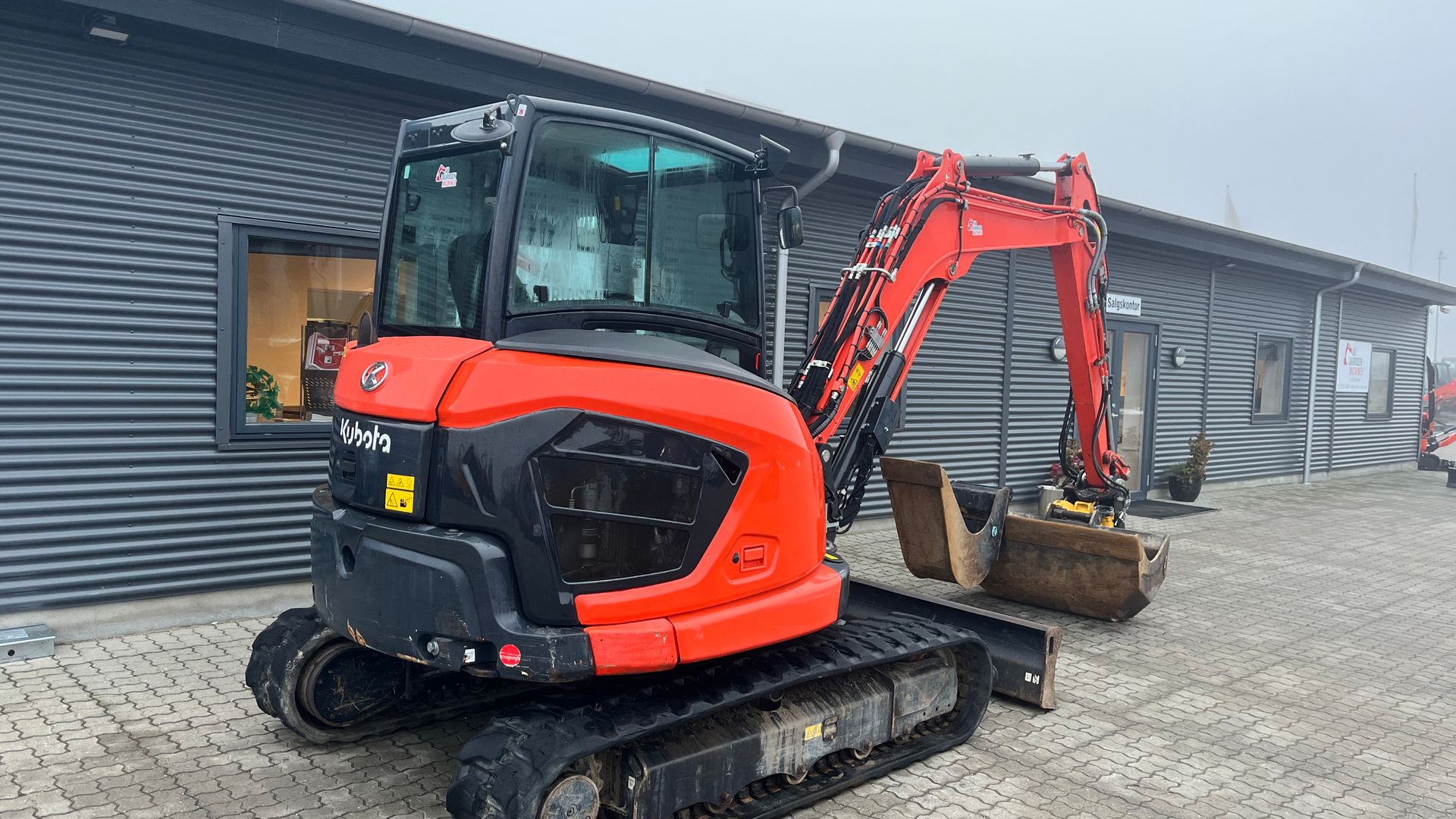 Kubota KX060-5 Centralsmørring og nyere Engcon rotortilt kun kørt 1332t