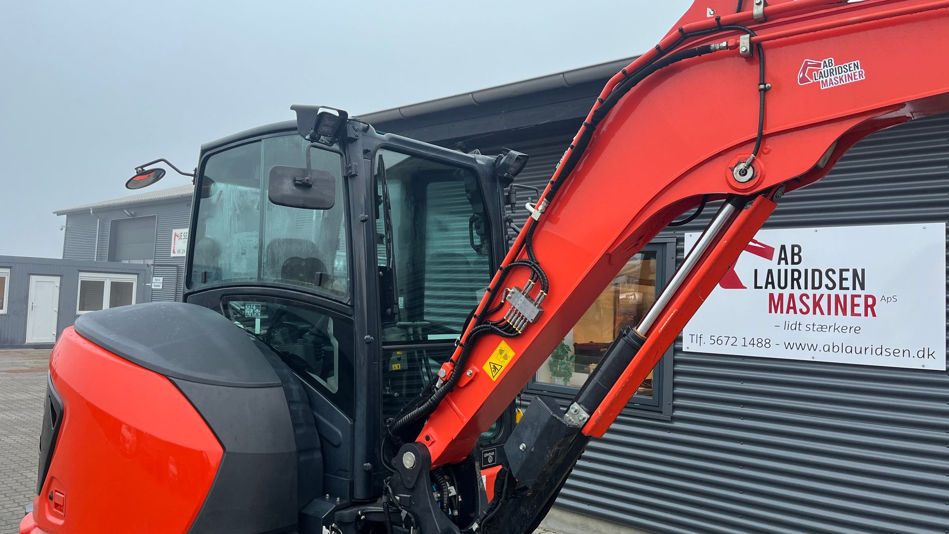Kubota KX060-5 Centralsmørring og nyere Engcon rotortilt kun kørt 1332t