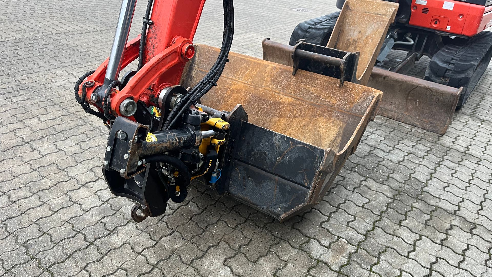 Kubota KX060-5 Centralsmørring og nyere Engcon rotortilt kun kørt 1332t