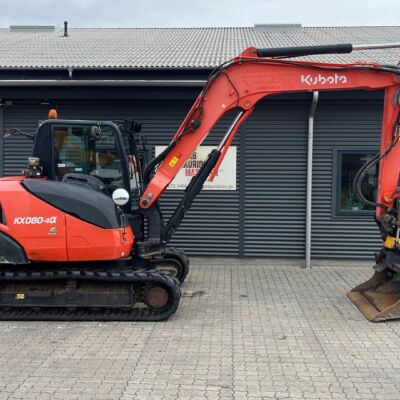 Kubota KX080-4 Engcon Rotortilt Og Centralsmørring