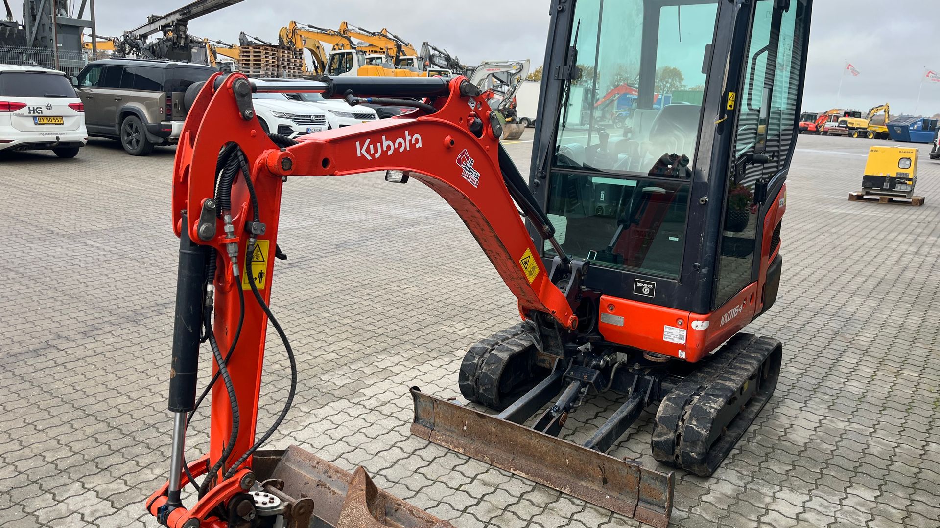 Kubota KX016-4 Monteret med Tiltman Kompakt +2 skovle