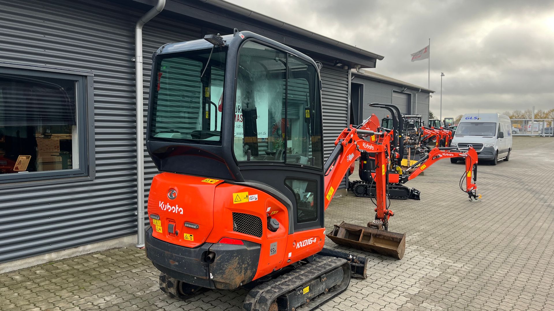 Kubota KX016-4 Monteret med Tiltman Kompakt +2 skovle