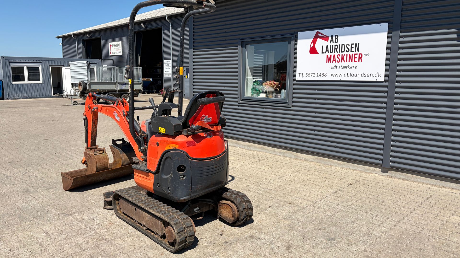 Kubota U10-3 3 skovle - S30-150 skifte
