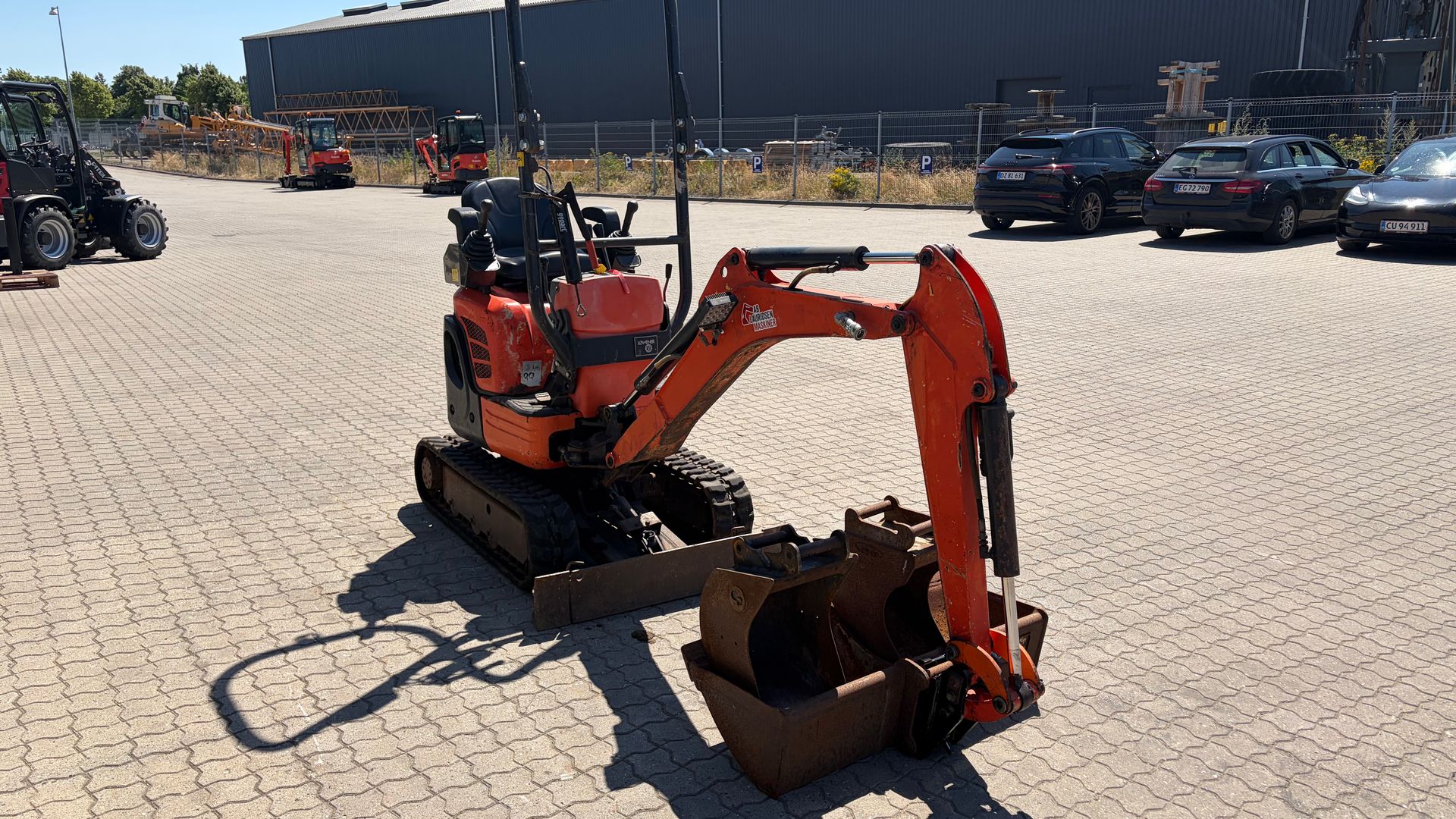 Kubota U10-3 3 skovle - S30-150 skifte