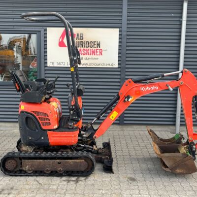 Kubota U10-3 Hurtig skifte +3skovle