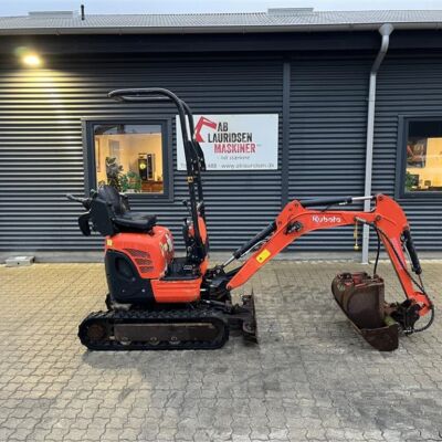 Kubota U10-3 1100kg Maskine Med 3 Skovle.