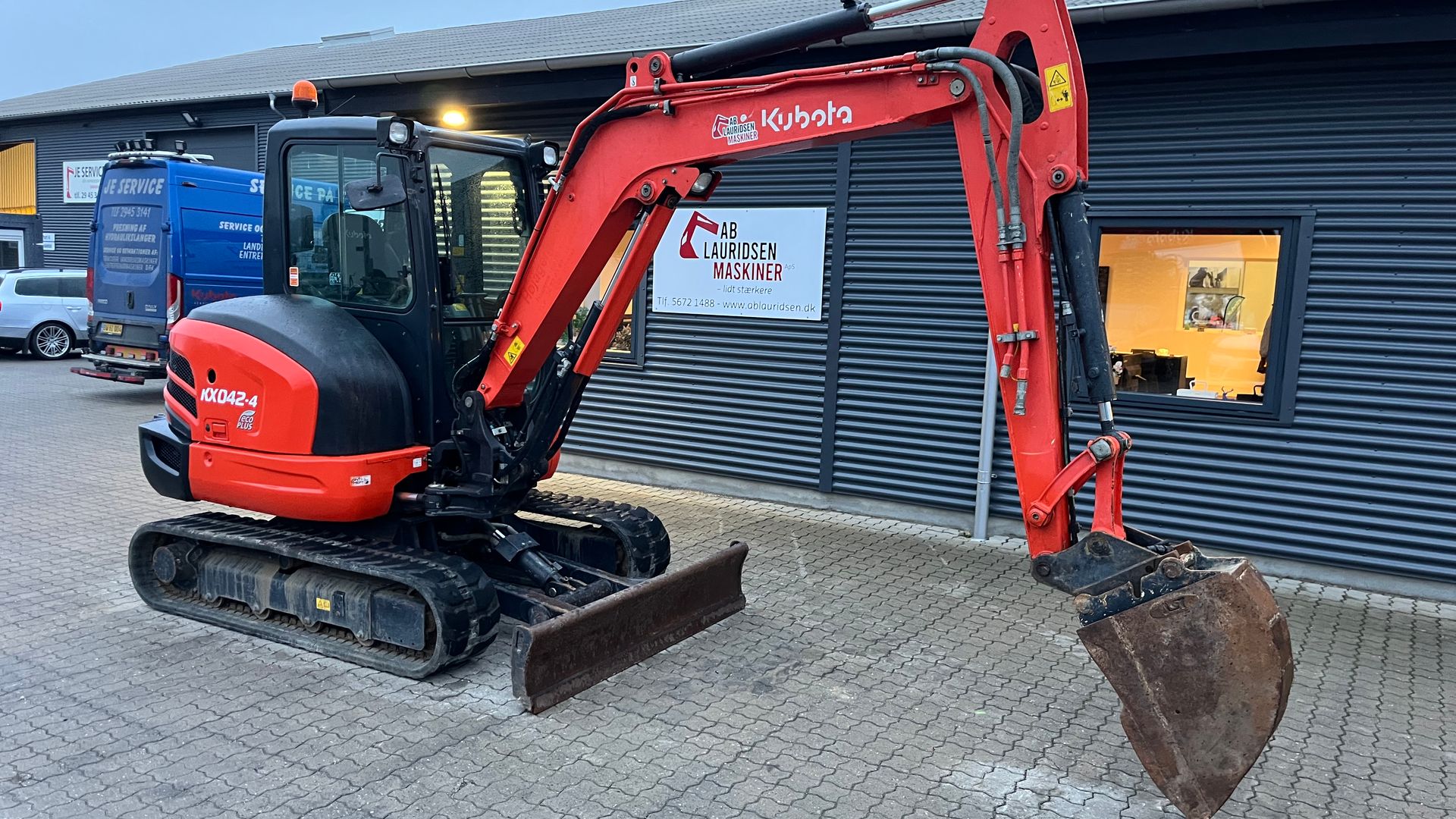 Kubota Kx042-4 Hydraulisk s40 + graveskovl