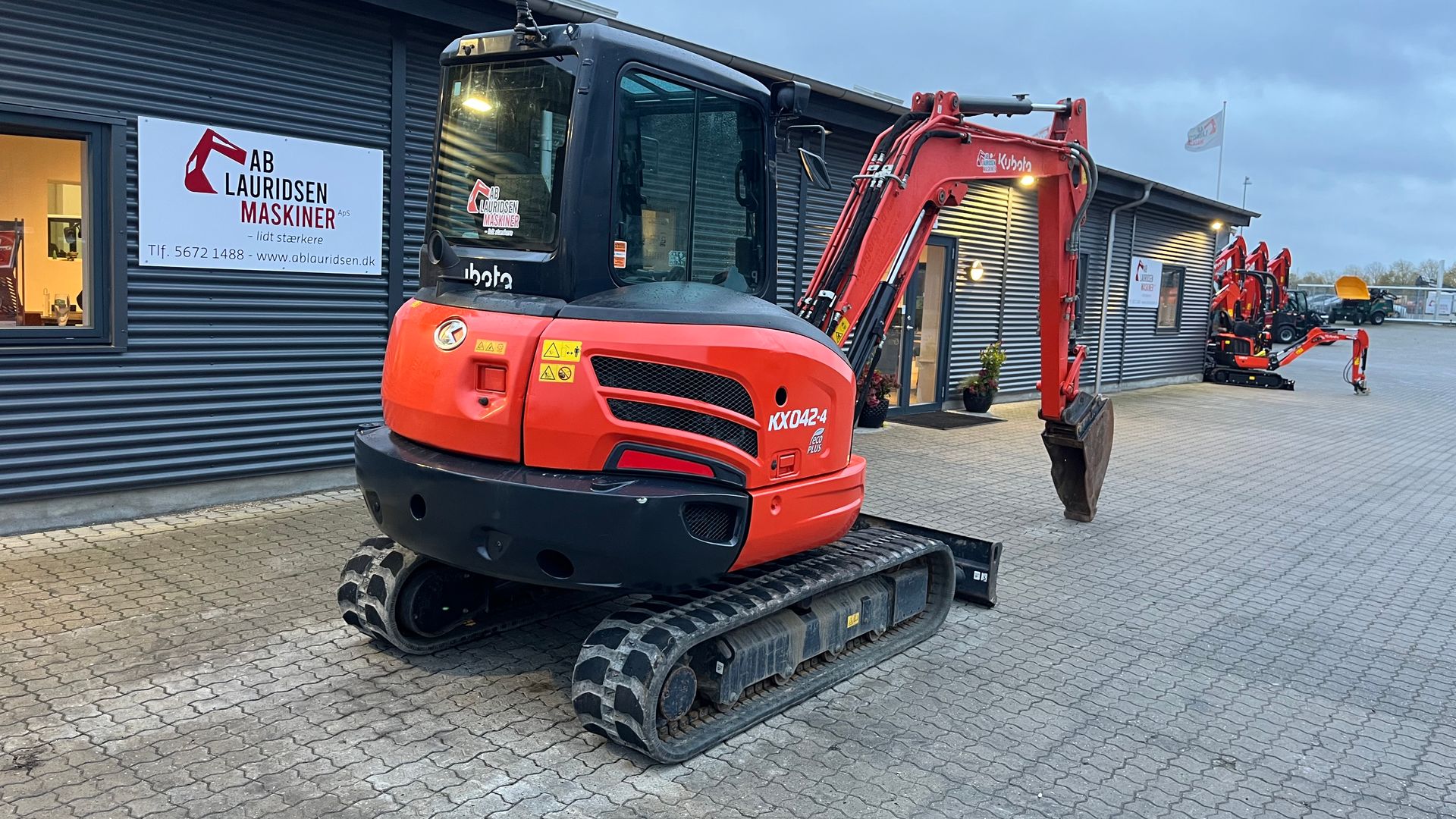 Kubota Kx042-4 Hydraulisk s40 + graveskovl