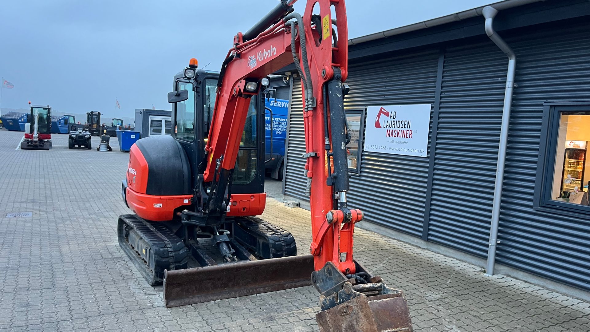 Kubota Kx042-4 Hydraulisk s40 + graveskovl